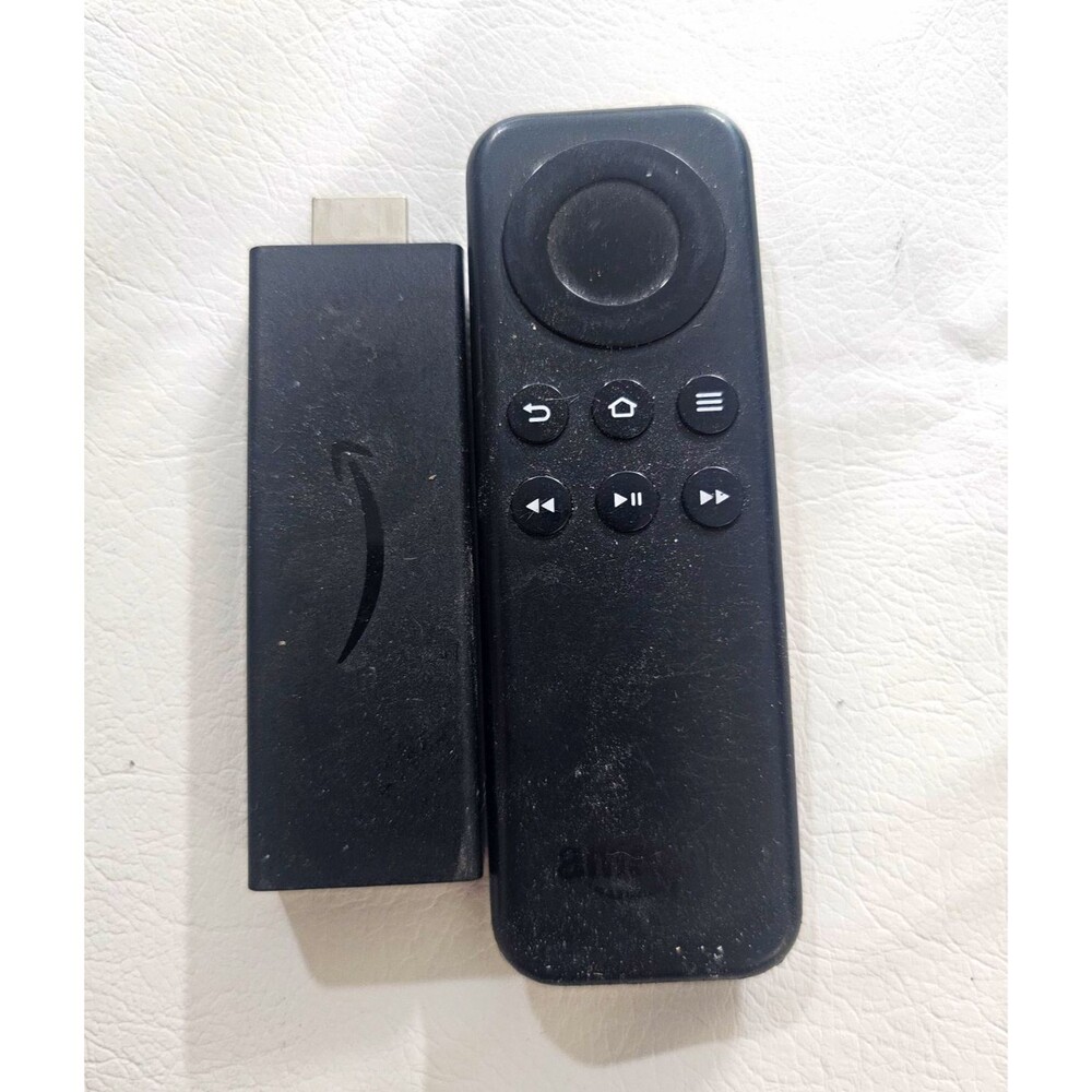 Amazon Fire TV Stick HDMI Media Streaming Dongle w/ Voice Remote, Black untested